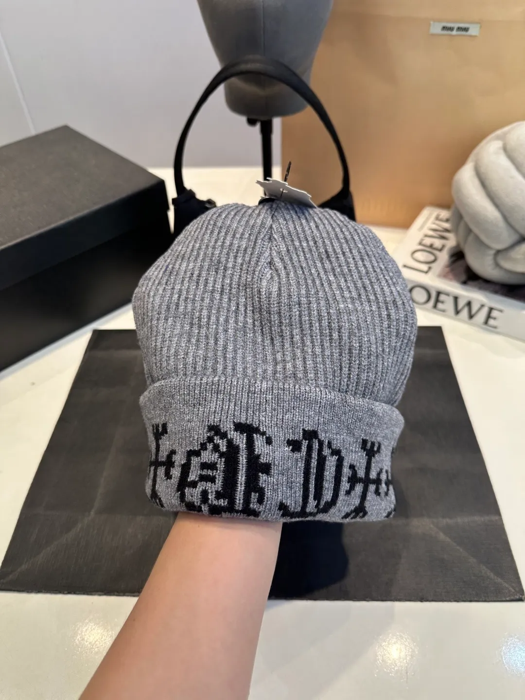 P46 Kroxin's 2025 autumn and winter new style iron-label woolen hat, super popular💖top-notch texture, great for going out on the street!